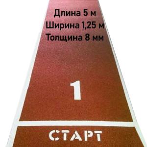 Купить Дорожка для разбега 5 м х 1,25 м. Толщина 8 мм в Уссурийске 