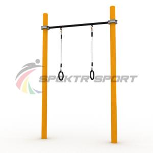 Купить Турник классический для занятий Воркаут с кольцами SP WRK-07 + Rings_76mm в Уссурийске 