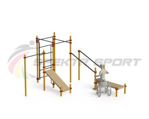 Купить Спортивный комплекс для инвалидов-колясочников WRK-D20_76mm в Уссурийске 