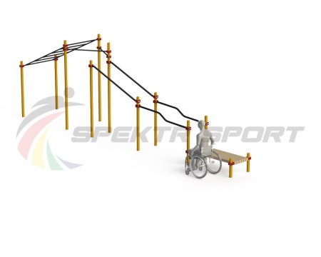 Купить Спортивный комплекс для инвалидов-колясочников WRK-D22_76mm в Уссурийске 