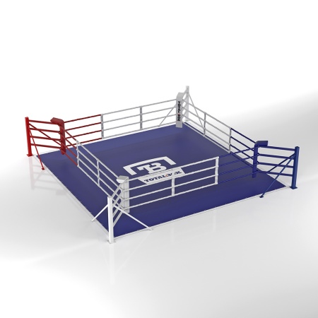 Купить Ринг боксерский напольный Totalbox на упорах 4х4м в Уссурийске 